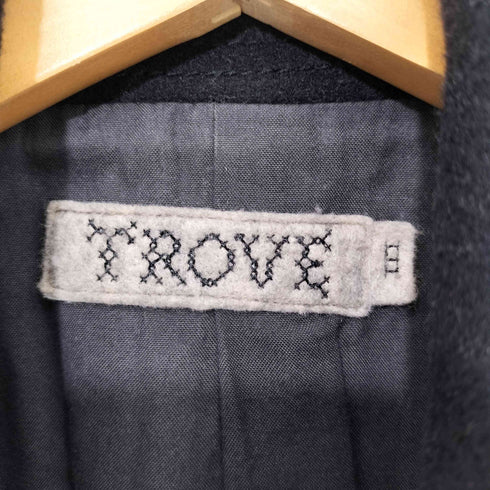 トローヴ TROVE ダブルポケット ピーコート メンズ